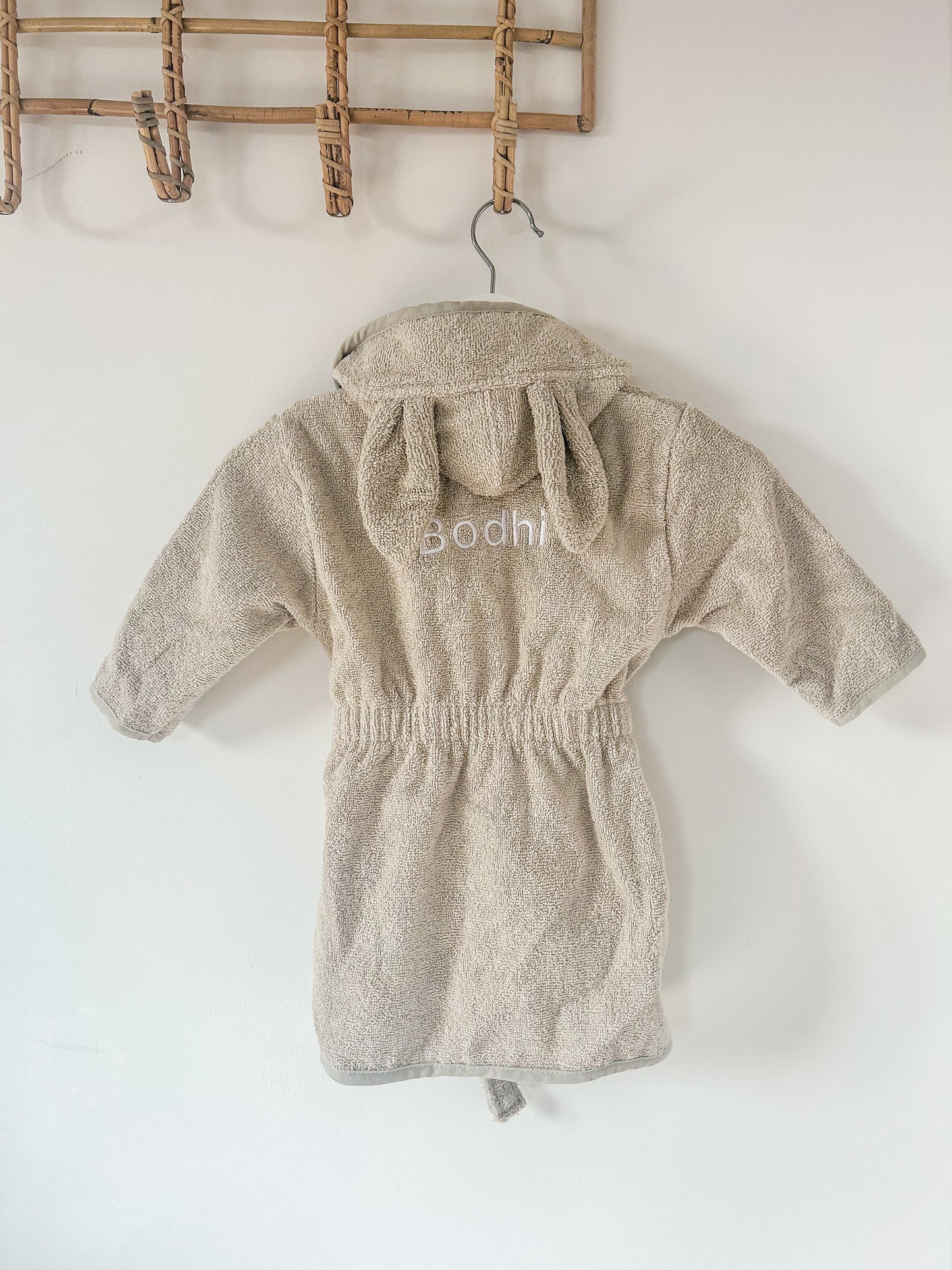 Badjas baby en kind (optioneel met naam)