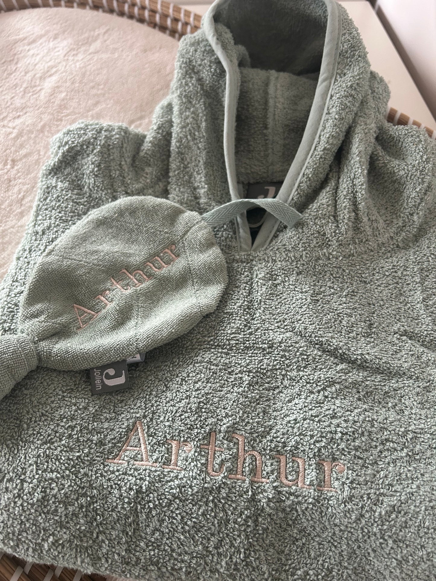 Speendoekje leaf met naam