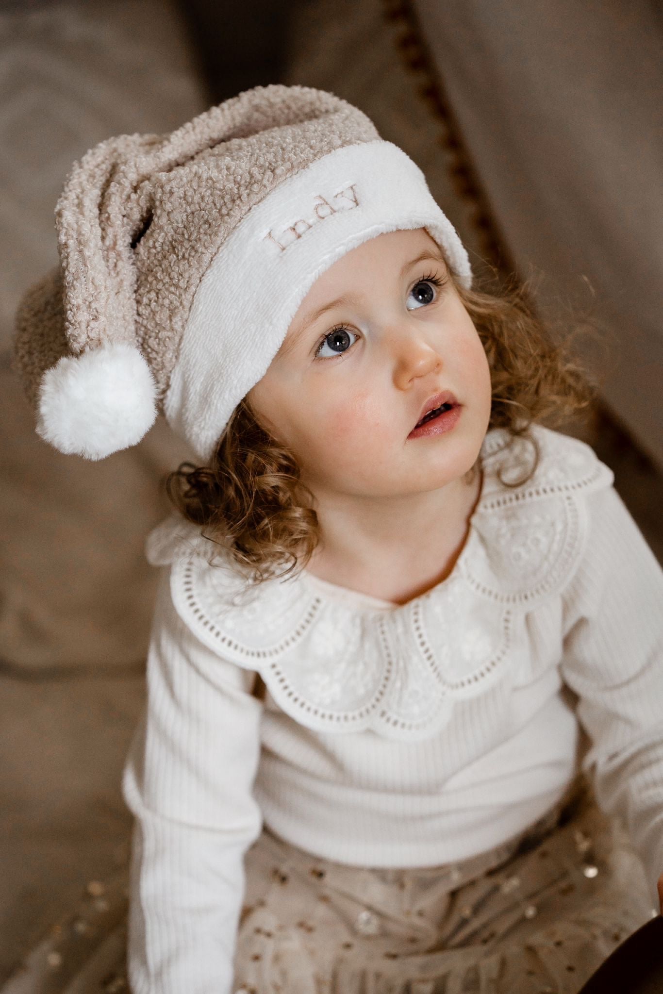 Beige-kerst-muts
