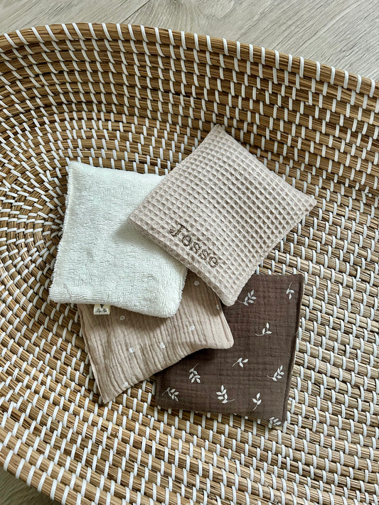 Sensorische pittenzakjes met naam (4 stuks) I Meerdere kleuropties mogelijk