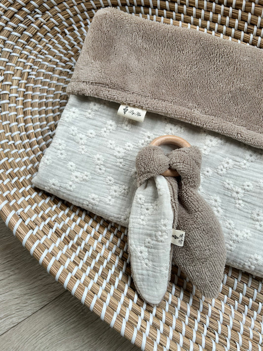 Handgemaakte wieg, wandelwagen of ledikant deken.