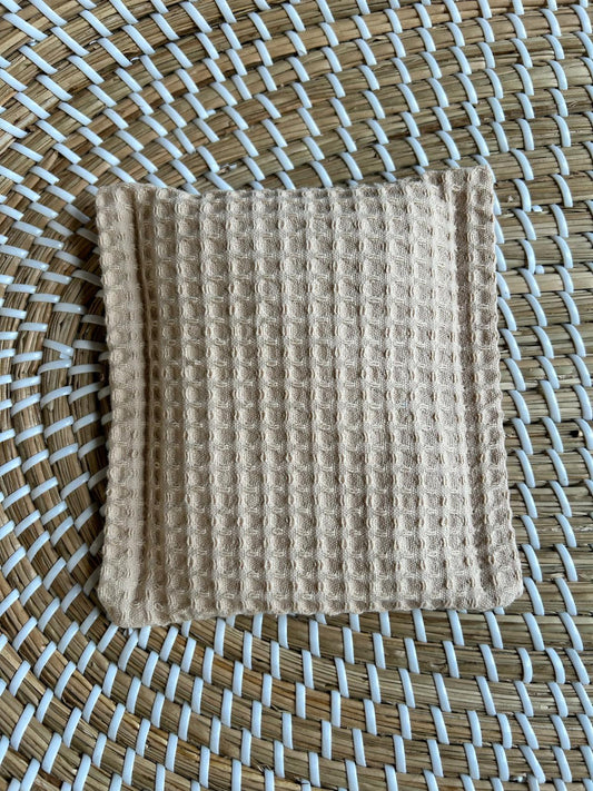 Sensorisch zakje Kersenpitten wafelstof fijn new beige