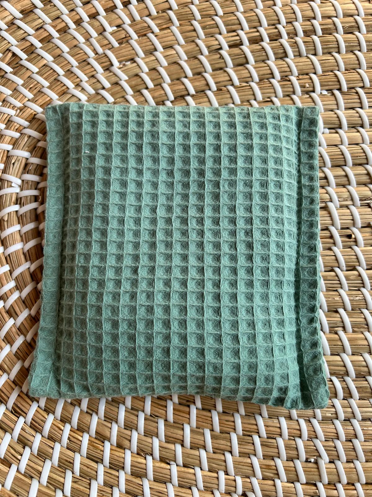 Sensorisch zakje groen wafel kersenpitten