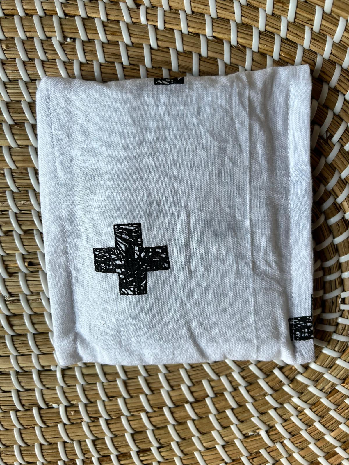 Sensorisch zakje kruisjes zwart wit