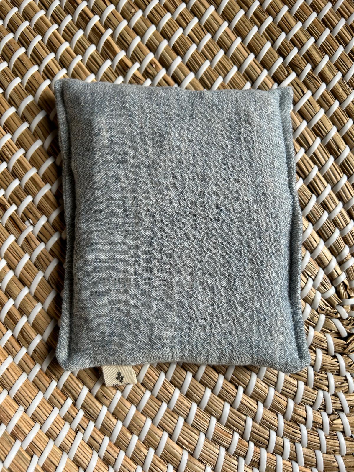 Sensorisch zakje pastelkleur jeans blauw