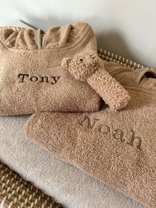 Bad poncho (optioneel met naam)