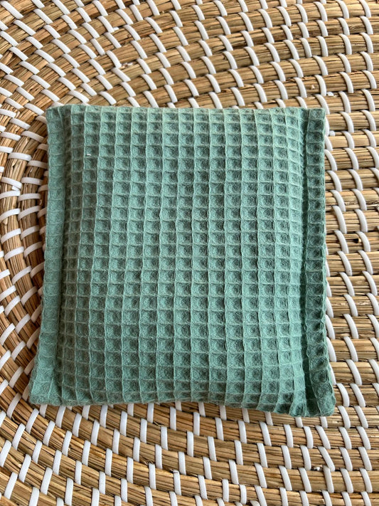 Sensorisch zakje groen wafel kersenpitten