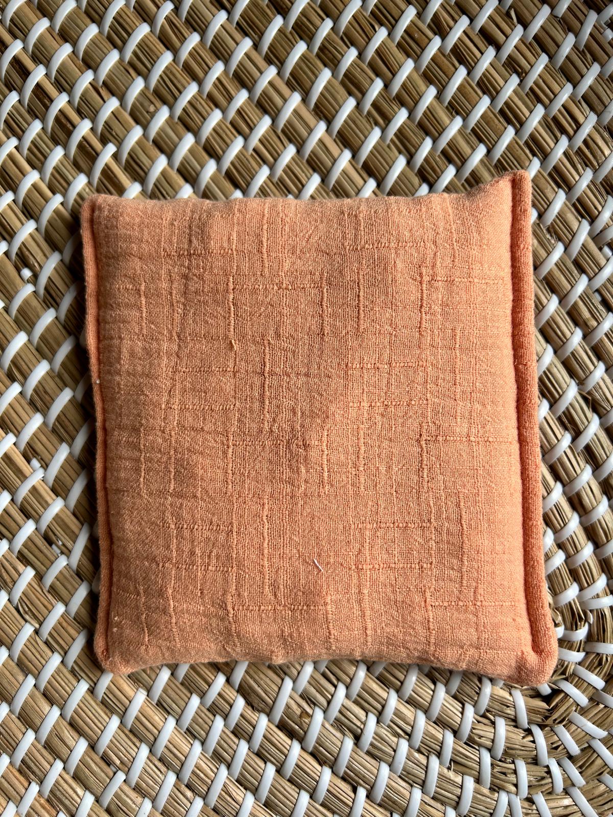 Sensorisch zakje pastelkleur oranje