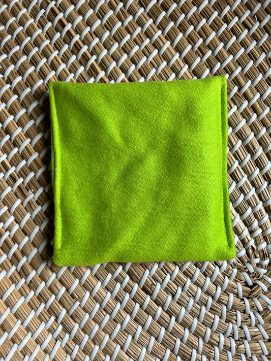 Sensorisch zakje regenboogkleur lime