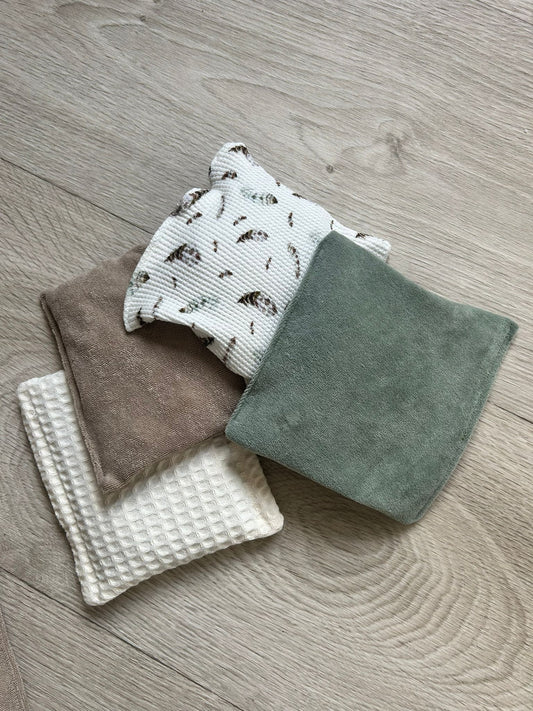 Sensorische zakjes feather set van 4