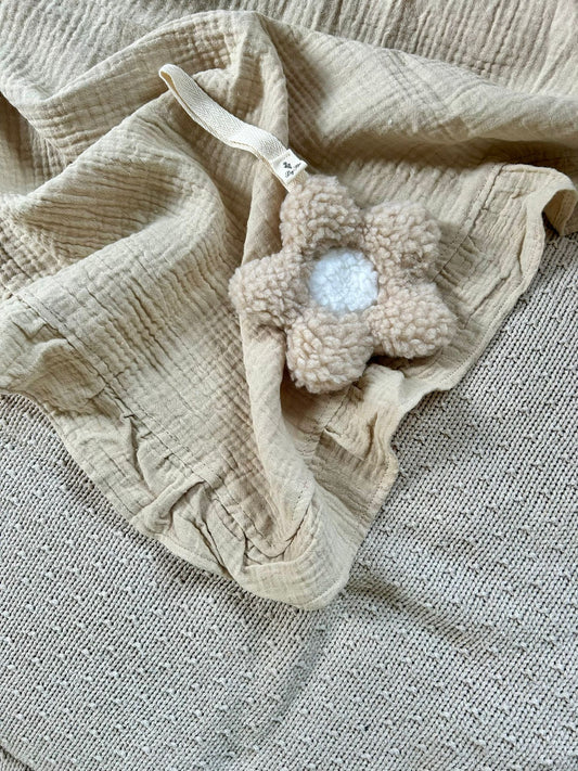 Hydrofiel ruffle beige 80 bij 70 cm